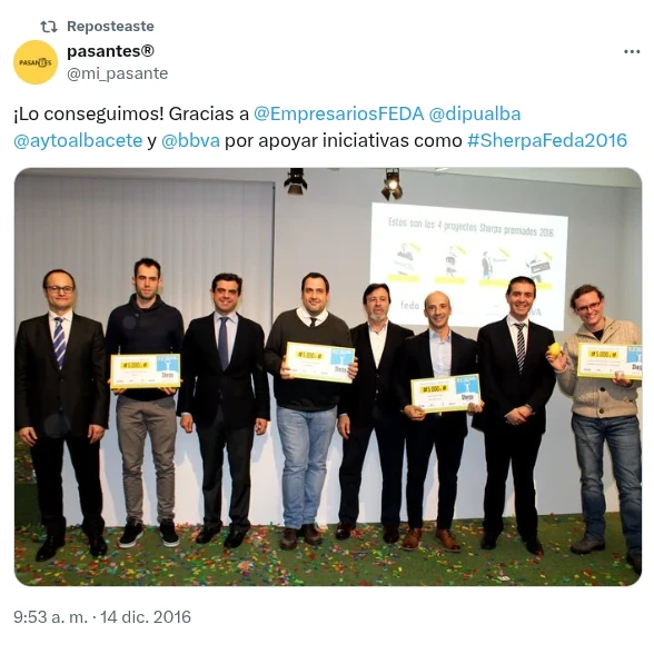 pasantes® es un proyecto ganador