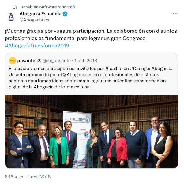 Participamos en Diálogos de la Abogacía