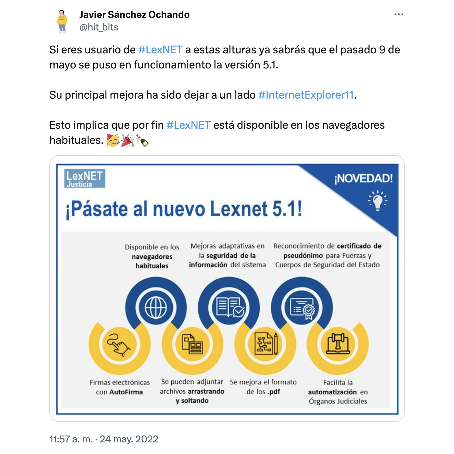 LexNET se moderniza