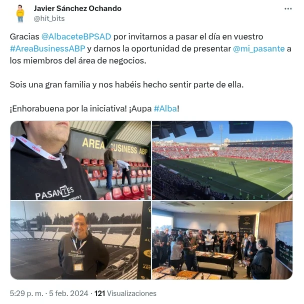 pasantes® con el Albacete Balompie