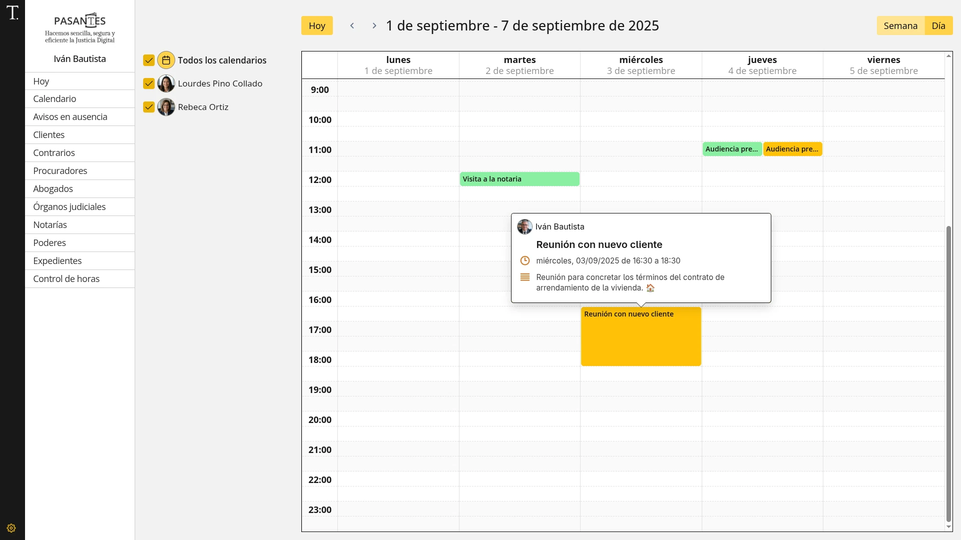 Planifica tu agenda